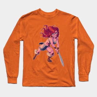 red warrior Long Sleeve T-Shirt